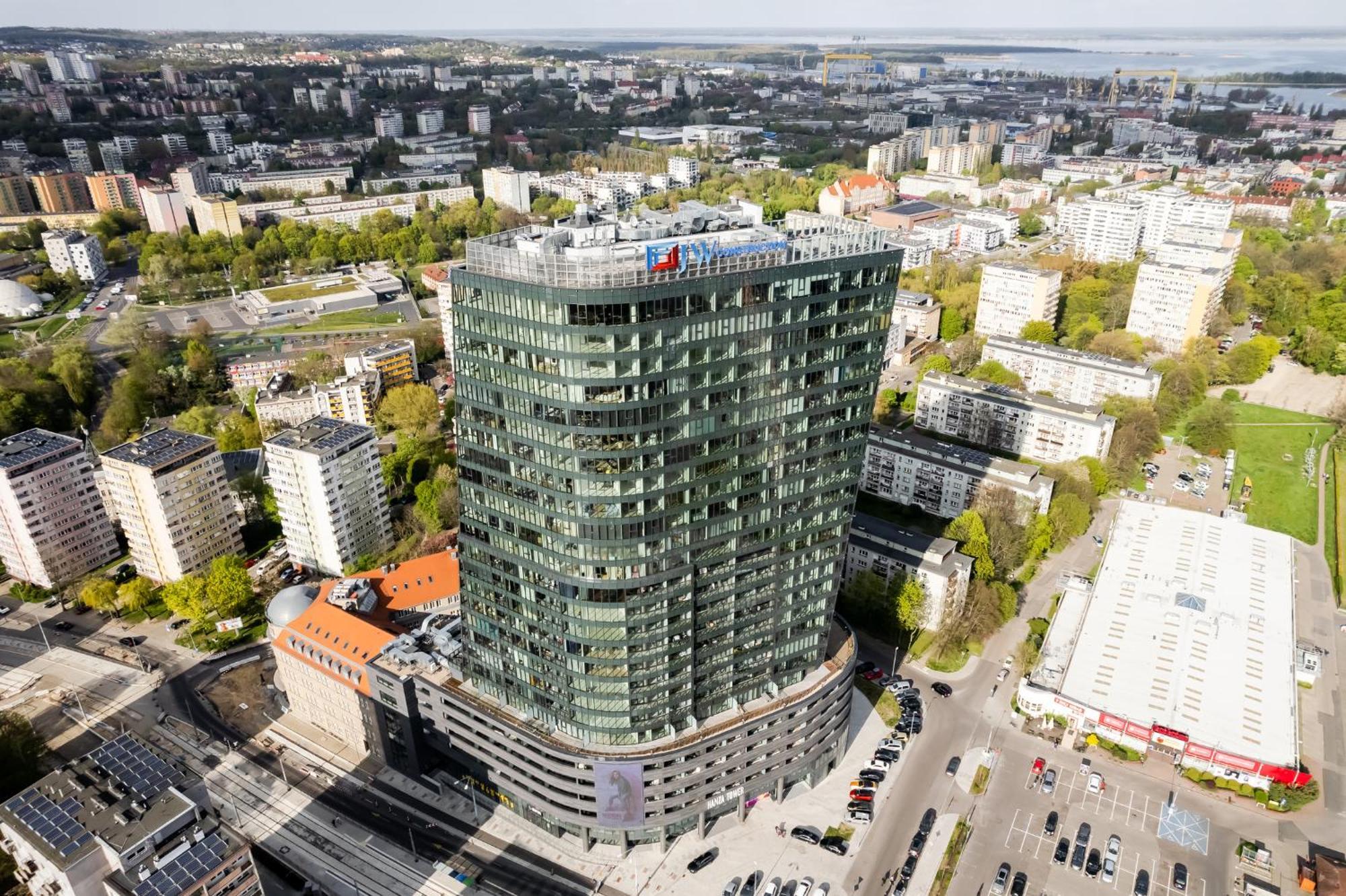 Hanza Tower Apartment No. 533 - 5Th Floor, Balcony, Swimming Pool Szczecin Dış mekan fotoğraf